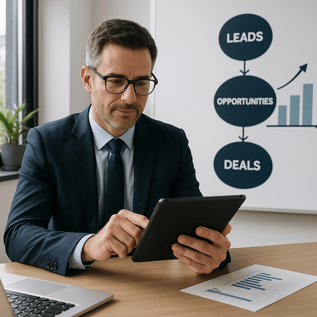 Equipo comercial revisando el pipeline